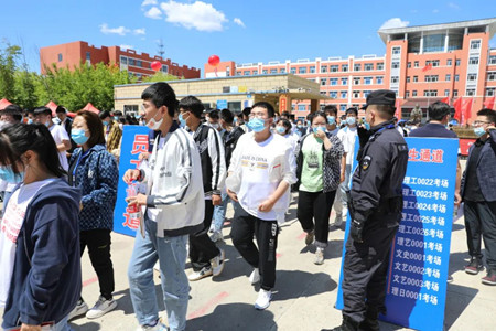 五大连池市公安局高效出色圆满完成高考安保工作