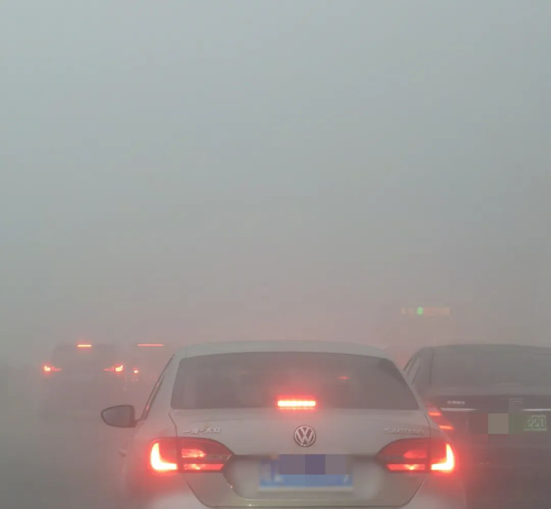 浓雾中行车心慌慌，此时出现了一道标志性的光亮……